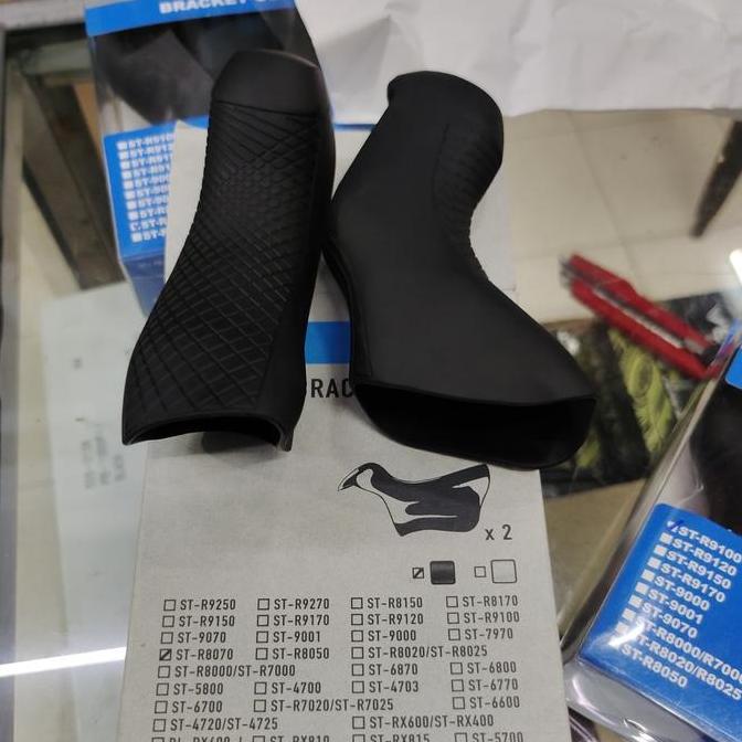 Shimano Bracket Covers St-R8070 Hood Cover Karet Brifter Ultegra Di2 Disc Brake R8070 Original Shima