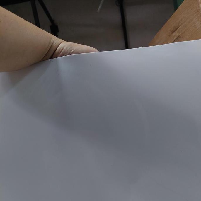 Fiber Pagar Polos Putih Susu Per Meter