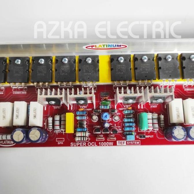New- Kit Power Amplifier SOCL Super OCL Mono 1000W Plus TR Toshiba