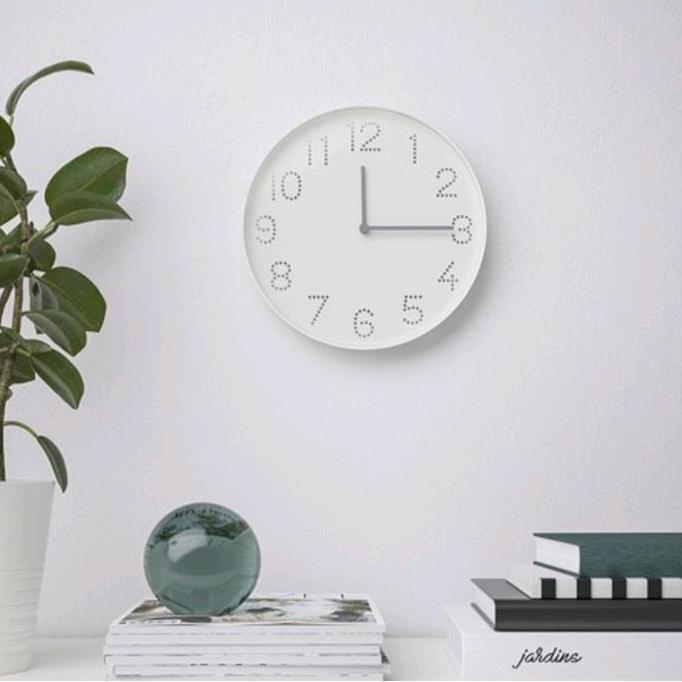Jam Dinding Ikea 25Cm Bulat