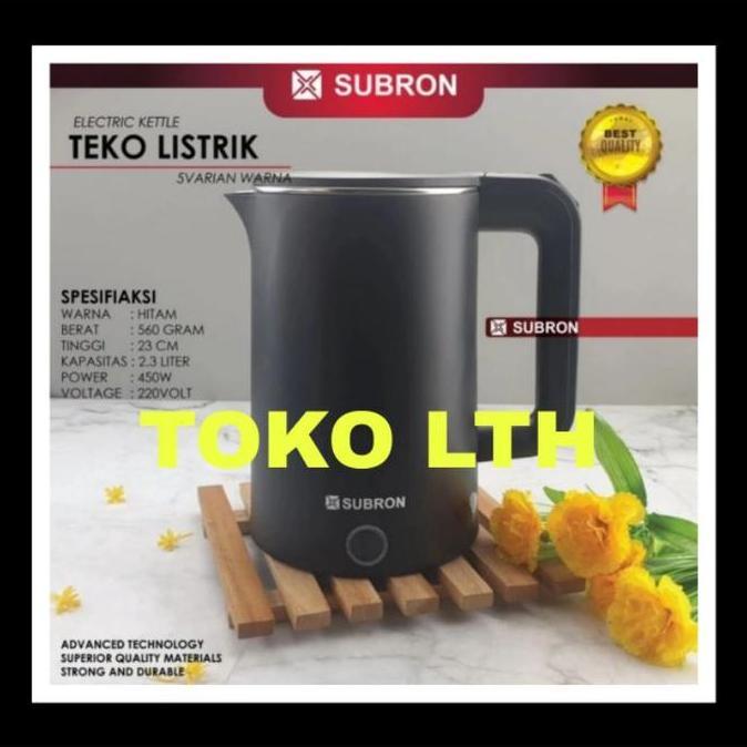 New- SUBRON TEKO TERMOS LISTRIK 2.3 LITER PEMANAS AIR KETEL
