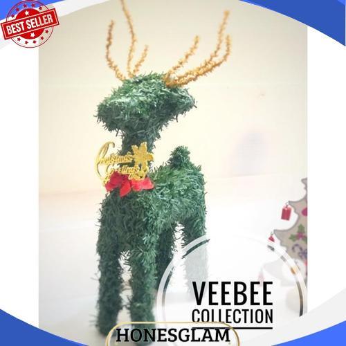 Sale Hiasan Patung Rusa Pvc Natal/ Hiasan Pohon Natal Rusa/ Patung Rusa Natal Pvc