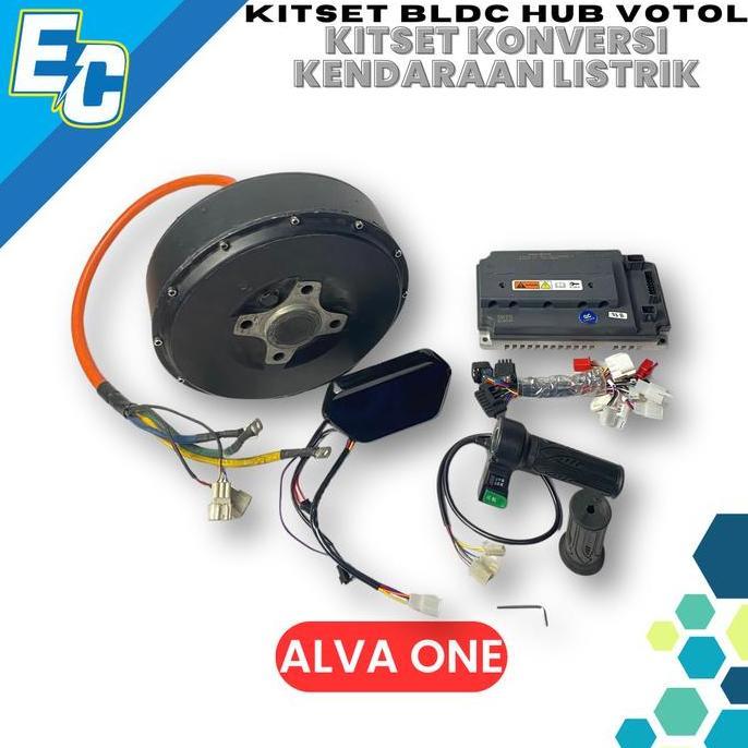 Kit set motor listrik BLDC hub 4kw 72V