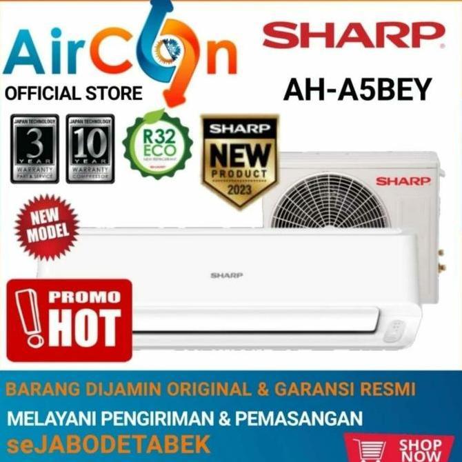 Terlaris Ac Sharp Ah-A 5 Ucy Turbo Cool 0.5 Pk 1/2Pk Ah-A5Ucy Unit Only