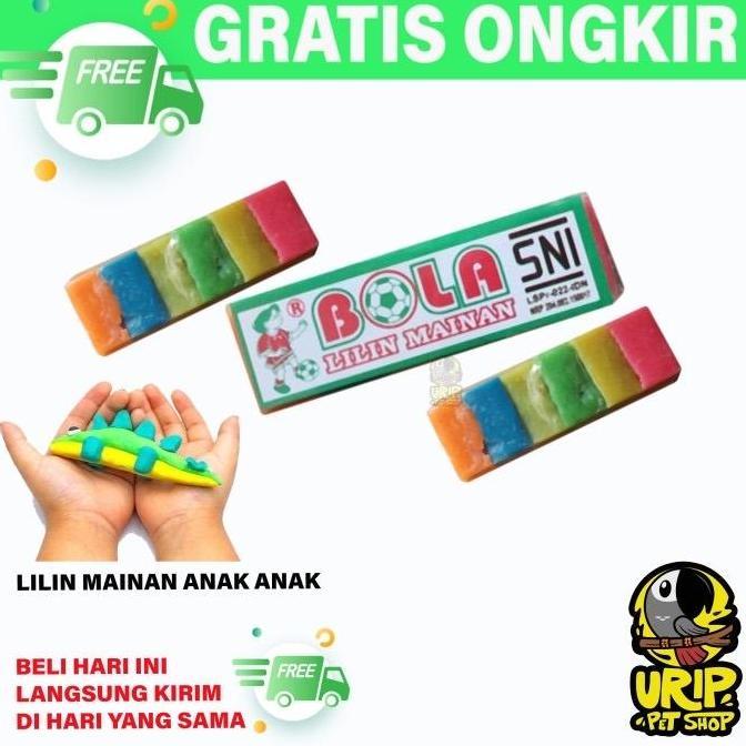 LILIN MAINAN EDUKASI ANAK / PLASTISIN / MALAM / PELURU TEMBAKAN CICAK