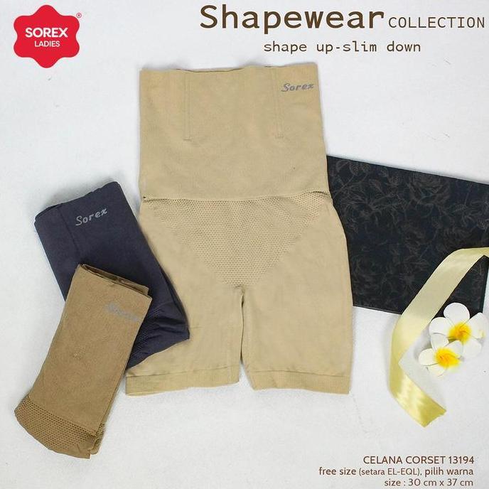 NEW SOREX CELANA CORSET PELANGSING SHAPEWEAR EXTRASIZE KORSET CELANA PAHA JUMBO UKURAN EL-EQL CC 131