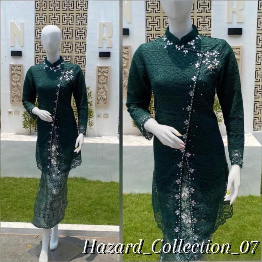 Kebaya Janggan Brokat / Kebaya Janggan / Tunik Janggan Payet Mewah / Janggan Payet / Kebaya Jawa Tun