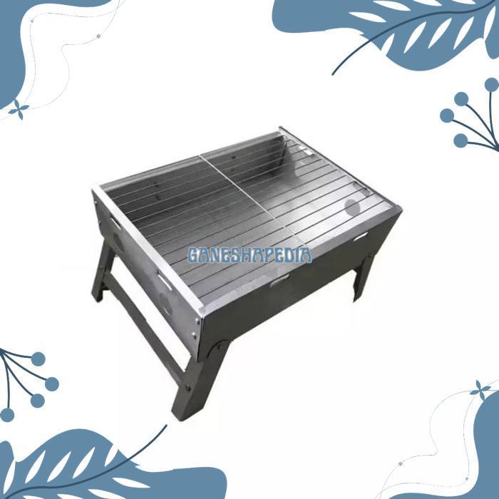 edf-62 GB Alat Bakar Sate Tempat Panggangan Lipat Portable Panggang Daging Ayam Bakaran LGI Grill BB