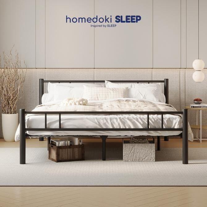 Homedoki CLASSICT2 Series / Dipan Tempat Tidur / Divan Ranjang Besi Rangka / Tempat Tidur Besi / Dip