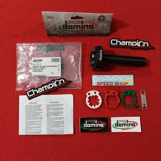 Gas Spontan Domino Racing ORI Italy XM2 2 Kabel Gas Universal