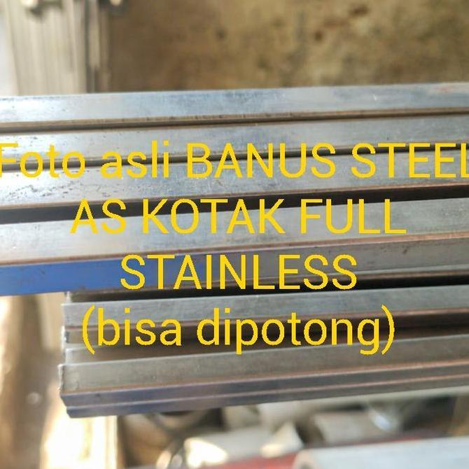 AS kotak 16 x 16 mm full stainless 304 as kotak 16 mm x 16 mm x 1 mtr