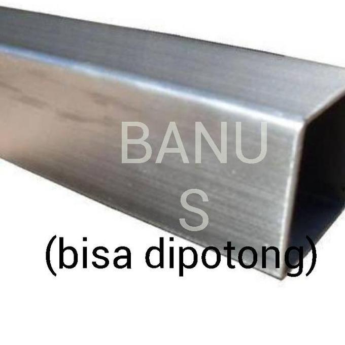 Pipa hollow stainless 20 x 40 x 1,2 mm / 2 cm x 4 cm pipa kotak hollo