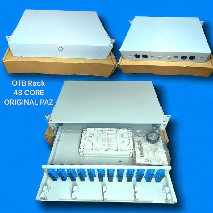 otb 48 core paz lengkap adapter pigtail / odf 48 core paz