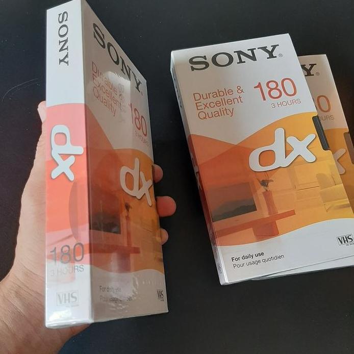 VHS Sony Video Casette kosong tape kaset vhs 180 Produk Original murah