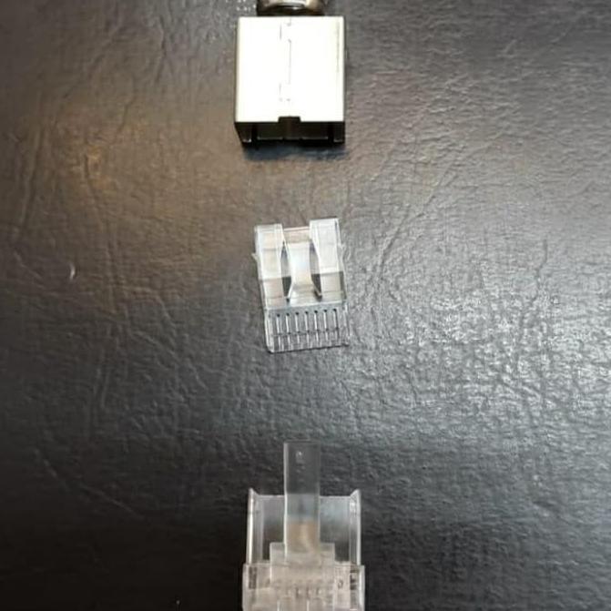 Commscope Connector RJ45 CAT 6 AMP isi 100 Konektor RJ 45 Cat6 ORI AMP