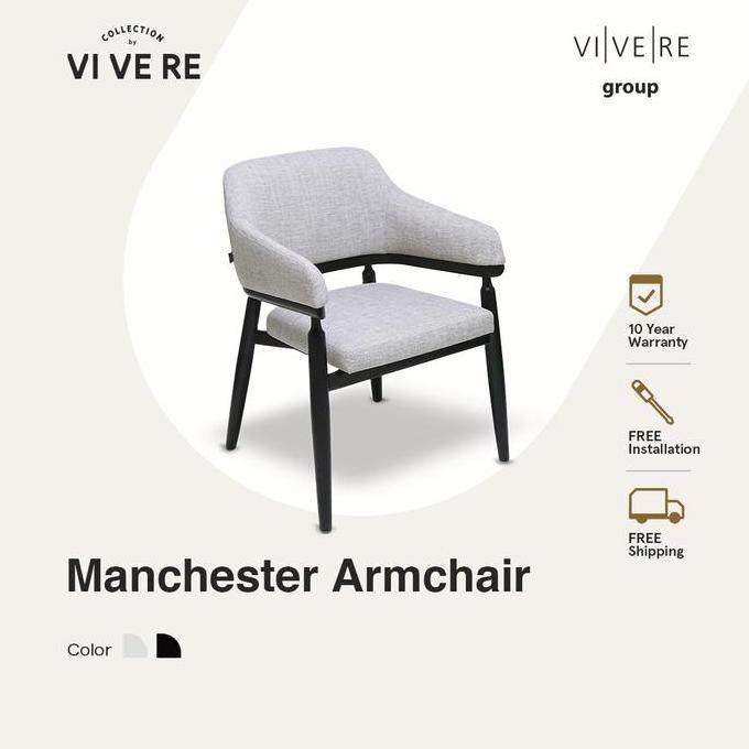 VIVERE Manchester Hi Armchair - Kursi Makan CO