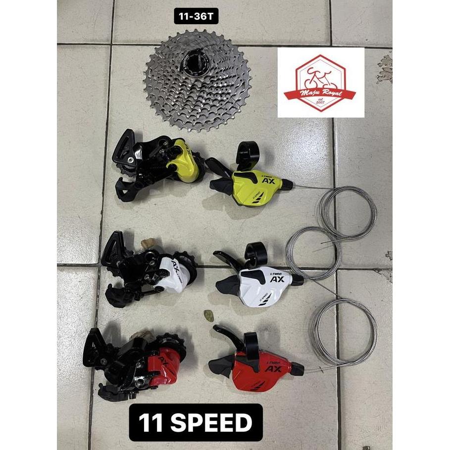 MINI GROUPSET L-TWOO AX 11 SPEED SHIFTER RD LTWOO SEPEDA LIPAT MTB