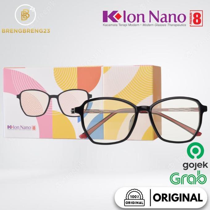 K Ion Nano Premium 8 Black Red Kacamata Kesehatan Modern Original K Link