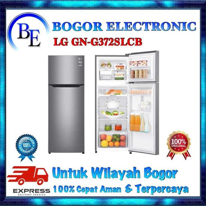 Murah Lg Kulkas 2 Pintu Smart Inverter | Gn-G372Slcb | 372Slcb | Gn G372Slcb