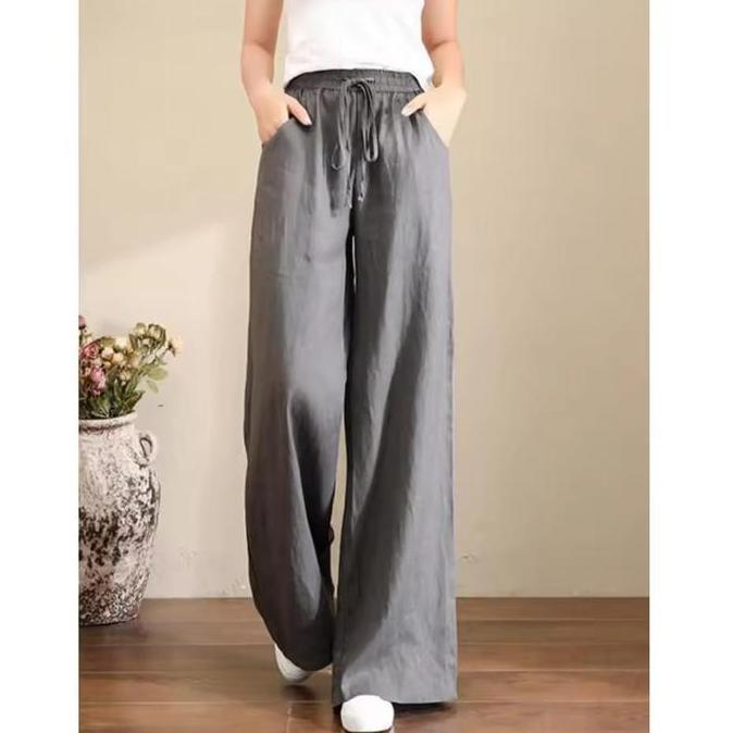 celana kulot highwish/CELANA KULOT WANITA RAMI LINEN PREMIUM/CELANA WANITA TERKINI CELANA KULOT TERL