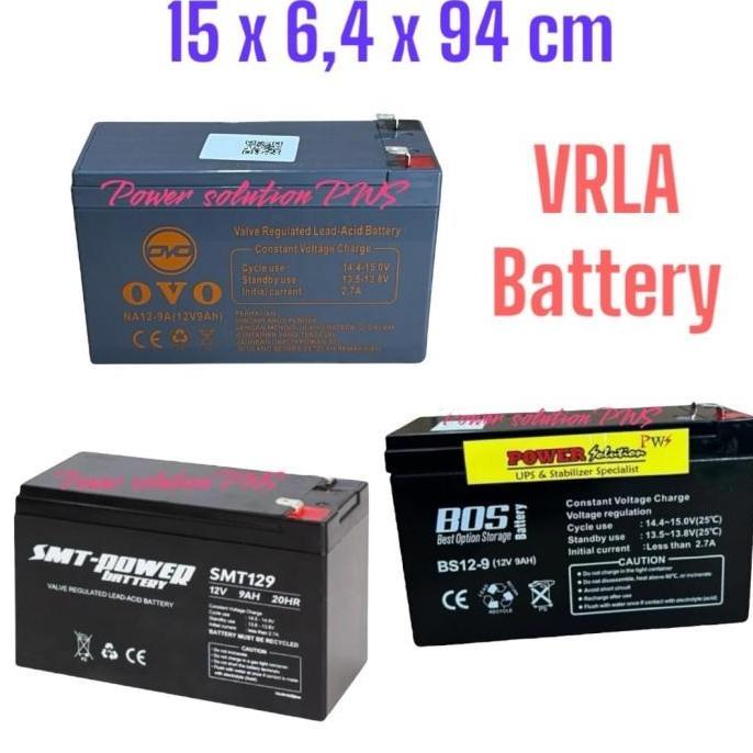 Baterai UPS APC 800 900 950 1100 1200 Battery Compatible For UPS APC 12V 9A Murah