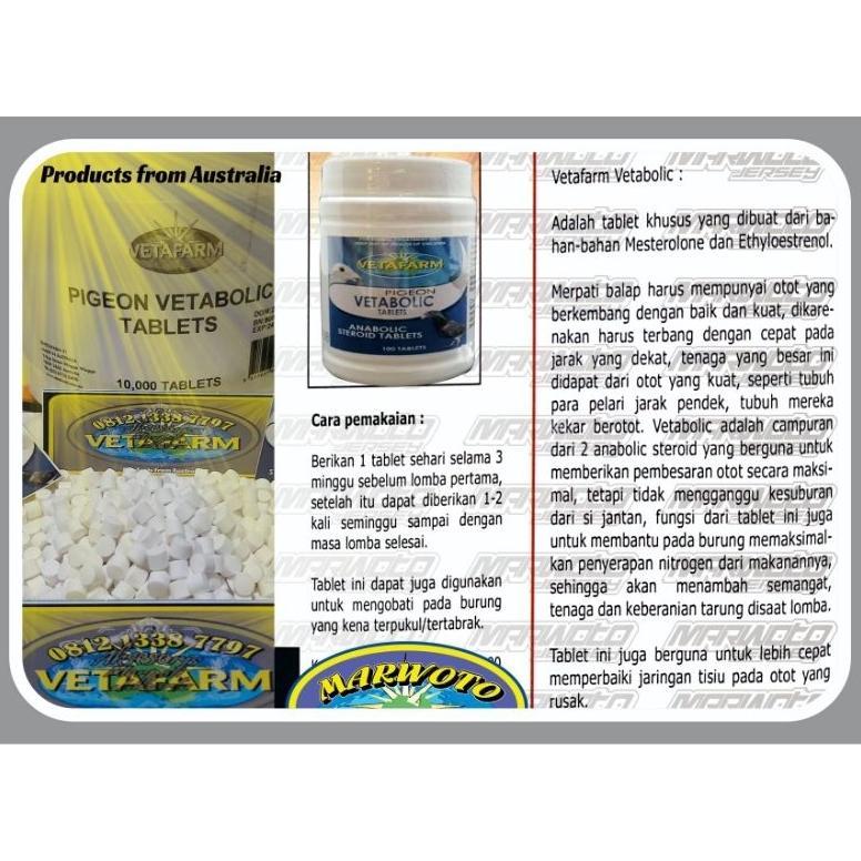 Vetabolic 10 Tablet Vetafarm