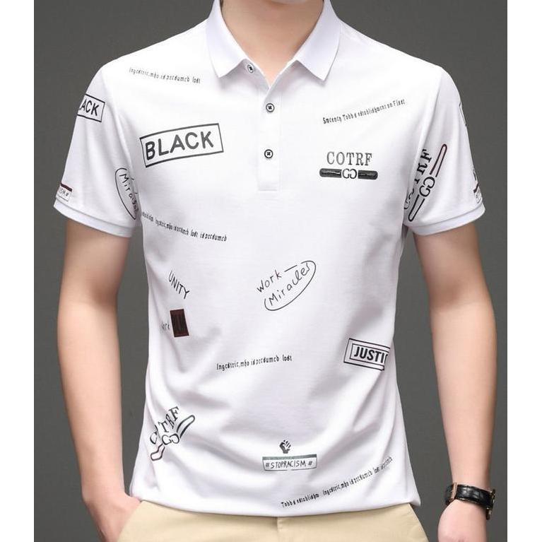 Baju kaos kerah MIRACLES keren terbaru / baju full print kerah / kaos kerah wangky keren Distro Moti