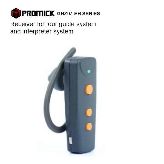 Gavanazz - Earpiece Wireless Tour Guide Interpreter System 1CH PROMICK GHZ7