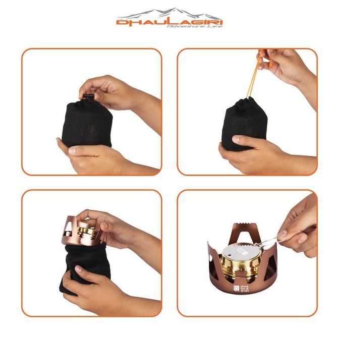 Terjangkau Dhaulagiri Spirtus Burner Kompor Spirtus Stove Camping Outdoor