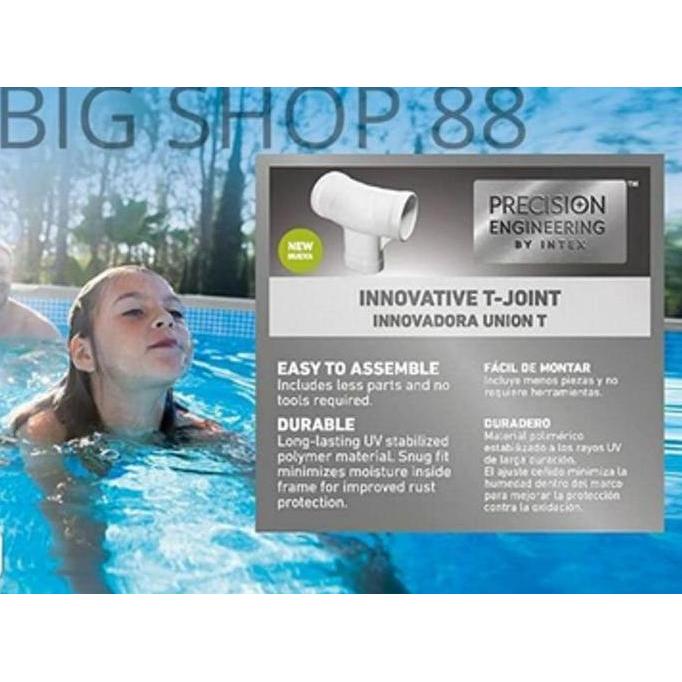 Spesial Kolam Renang Swimming Pool Portable Intex Prism Frame Pool 4M