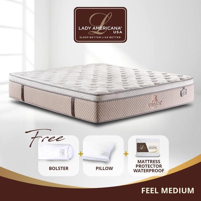 Terlaris Lady Americana Kasur Springbed Viance