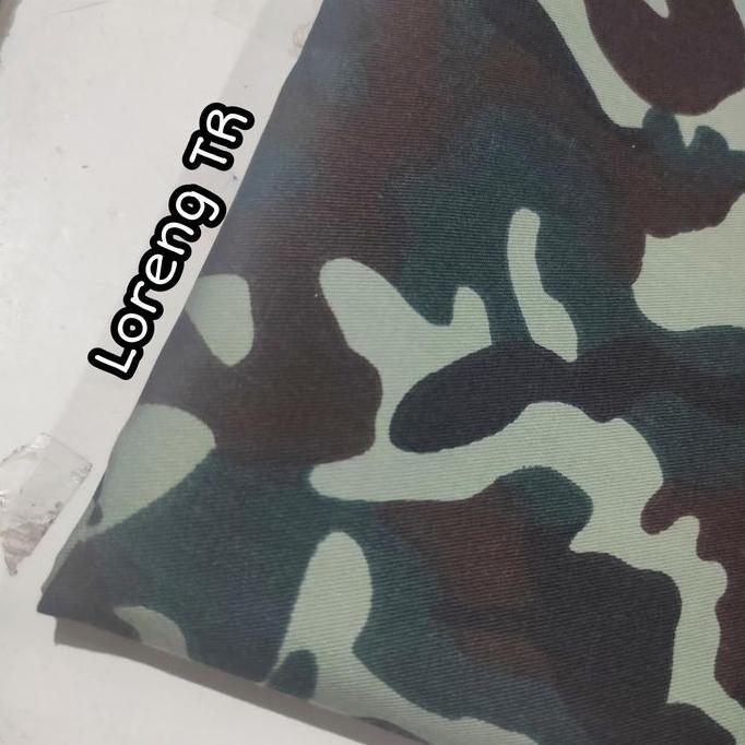 bahan kain loreng tr drill twill doreng celana seragam yard gulungan