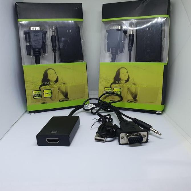 KONVERTER VGA to HDMI Audio Usb 3.0 BANDUNG