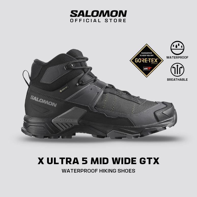 SALOMON X ULTRA 5 MID GORETEX Mens Hiking Boots Hiking Shoes Sports Sneakers