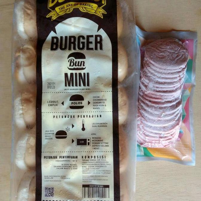 Burger SET (Roti Burger Bernardi dan Daging Sapi Vitalia isi 20)