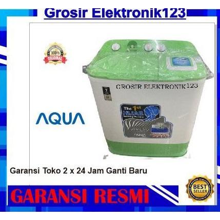 Terlaris Mesin Cuci 2 Tabung Aqua Qw-761Xt 7 Kg Qw 761 Xt