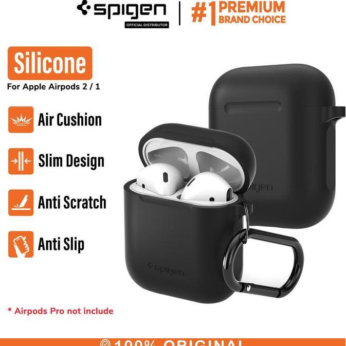 Apple Airpods Case Silicone Spigen For Apple Airpods Pouch Original Casing