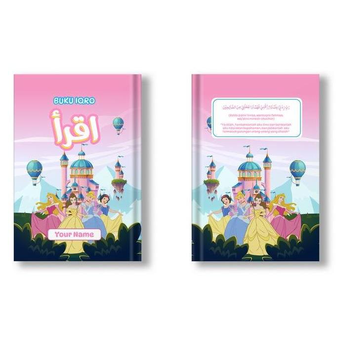 Iqro Custom Tulis Nama Desain Cover Iqro Warna Custom Hard Cover