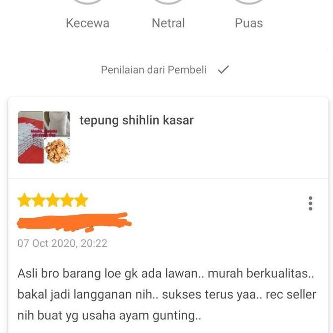 Sale Tepung Tapioka Kasar Shihlin Paket Produk 1 Karung Via Kurir Instant