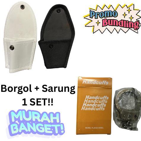 Borgol Tangan + Sarung 1 set - Handcuffs Original - Handcuff - Borgol + Sarung Lengkap - 1 set Borgo