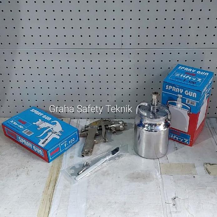 spray gun F-100 Meiji tabung bawah / semprotan cat F-100 / spit / spet
