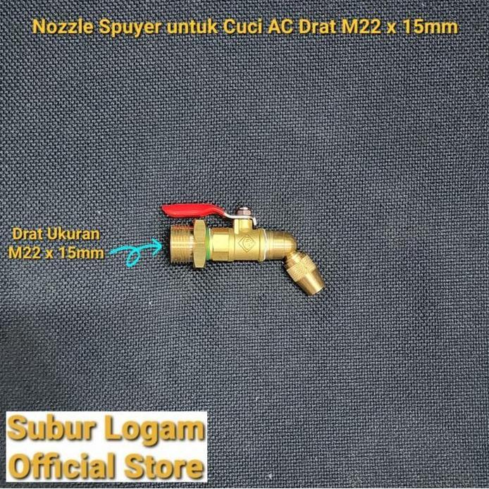 Nozzle Spuyer Cuci AC untuk Jet Cleaner Braxter BT JC70 JC 70