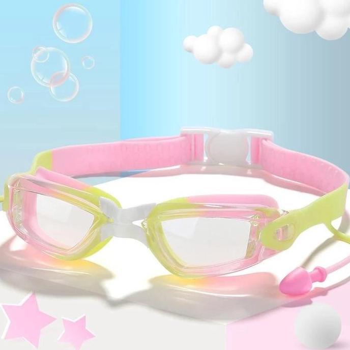 Miliki Termurah Kacamata Renang Dengan Karet Silikon Eartip/Kacamata Renang Anak/Kacamata Renang Dew
