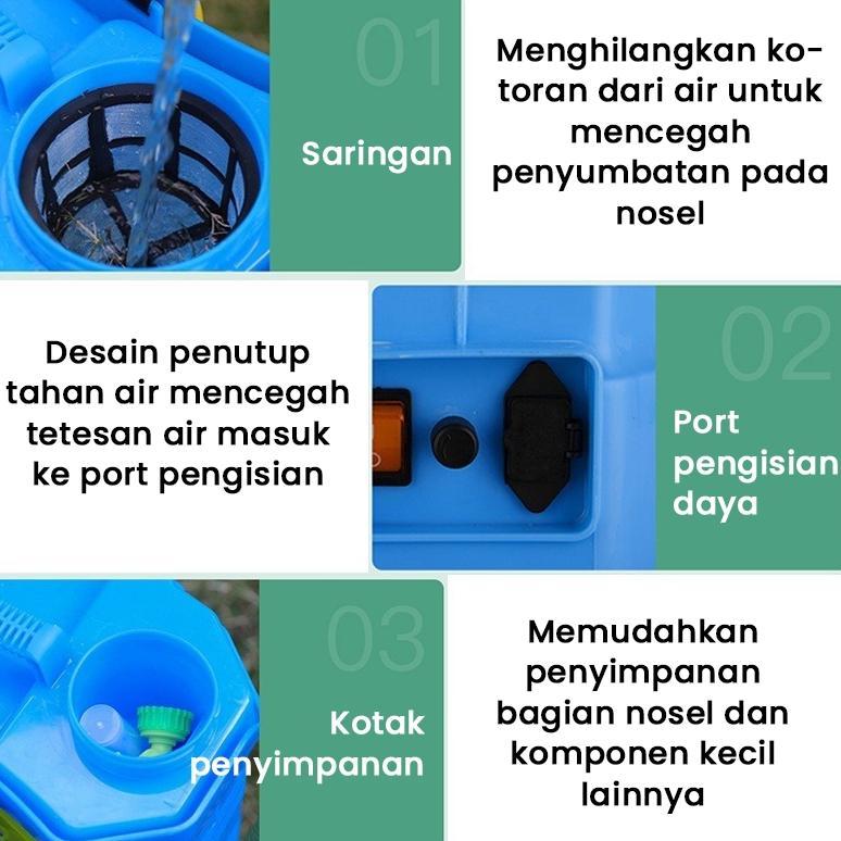 SPRAYER ELEKTRIK ESTE779-20 LITER Alat Semprot Tanaman Pertanian/ Elektrik sprayer 20 Liter 8 AH/ala