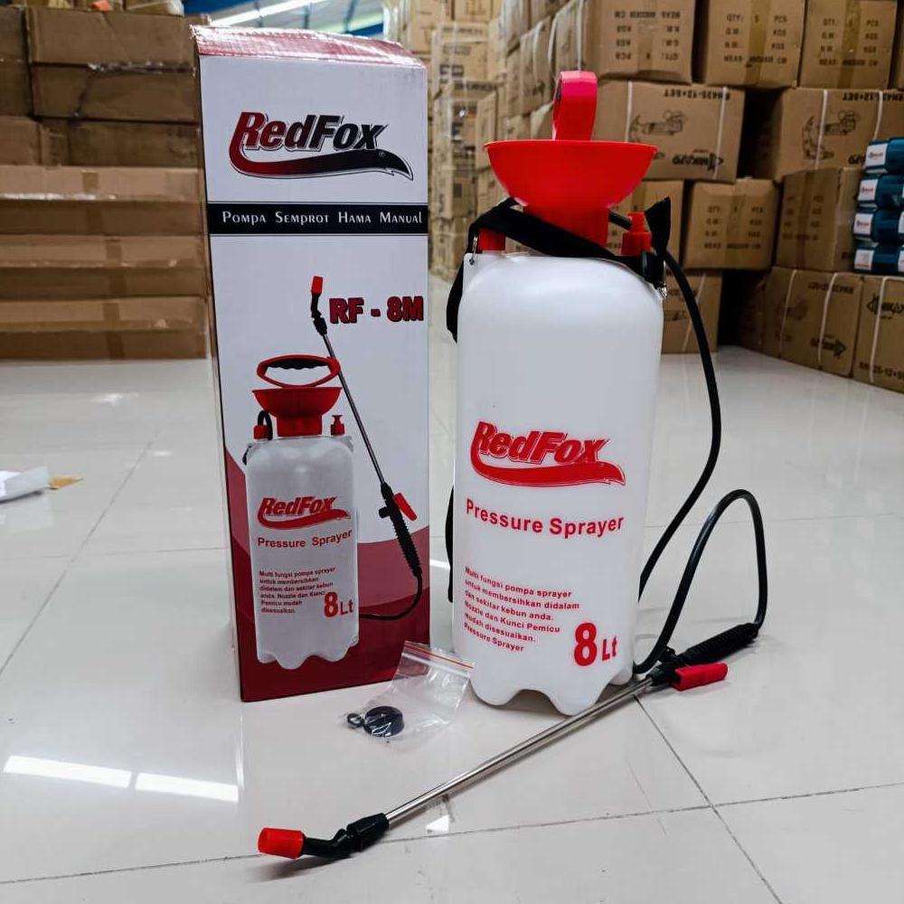 REDFOX POMPA SEMPROT HAMA Manual 8 L Tengki/Tangki Semprot Hama Pompa Solo RF-8M redfox TERLARIS NEW