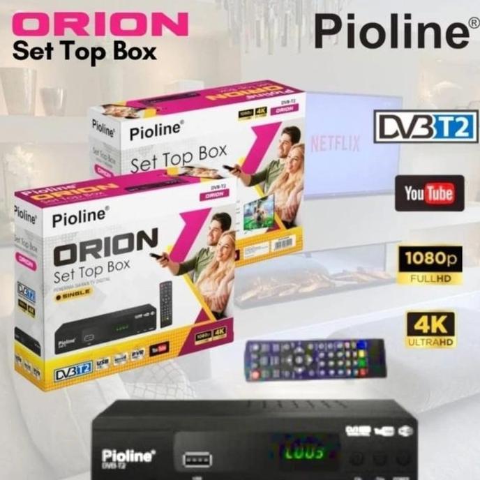 STB PIOLINE ORION / SET TOP BOX PIOLINE ORION DVB-T2 / STB MURAH BAGUS