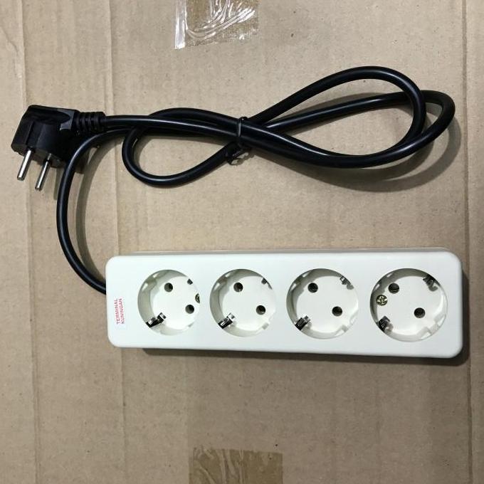 Stop kontak uticon 4 lubang kabel 3m Murah