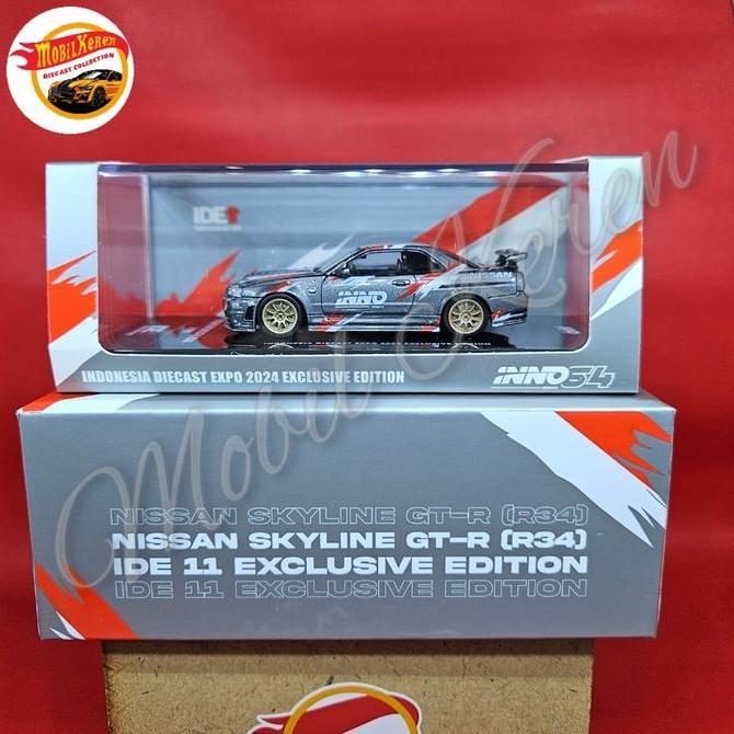 Diecast Inno 64 2024 Indonesia Diecast Expo IDE 11 Exclusive edition Nissan Skyline GT-R (R34) Z-Tun