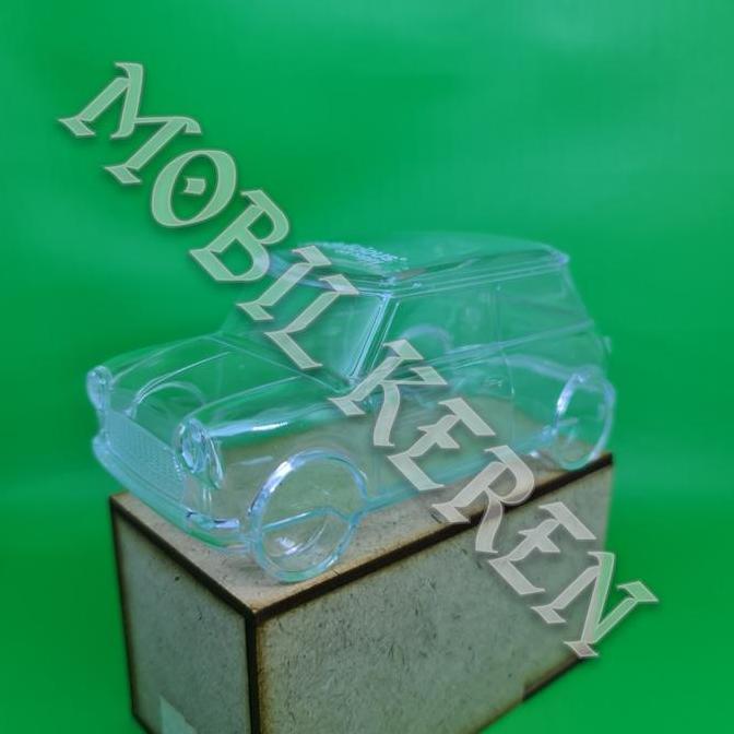 diecast Acrilic Bening Transparan Morris Mini