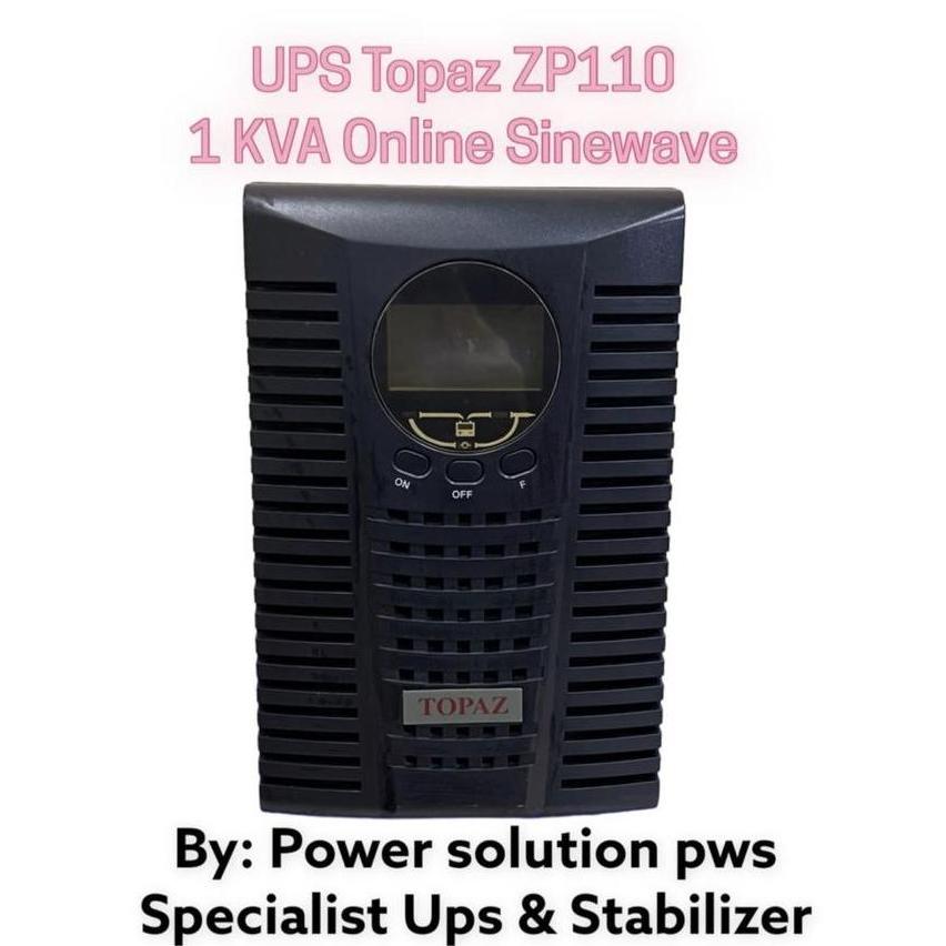UPS PASCAL 1000VA / 800W ONLINE PURE SINEWAVE UPS DISPLAY Murah